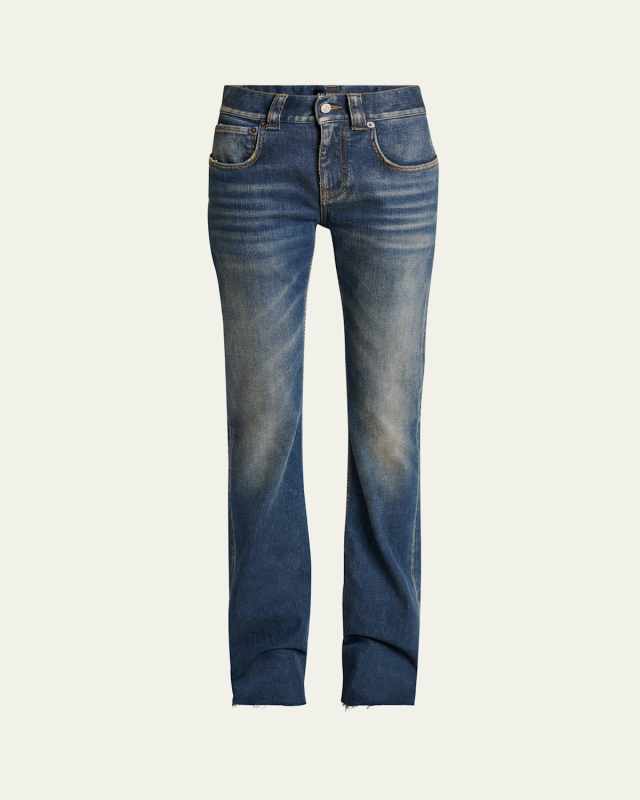High-Rise Slim Bootcut Jeans